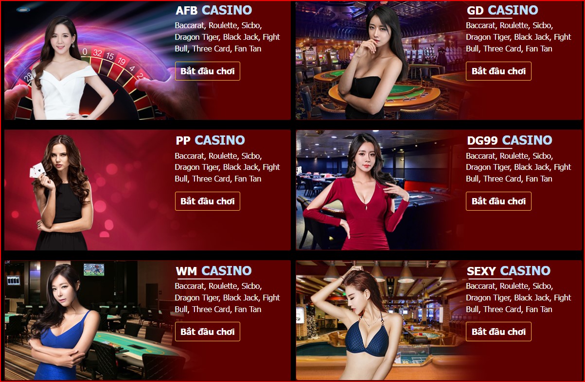 Những trò chơi phổ biến trong live casino
